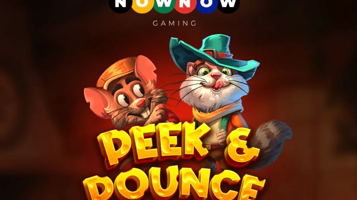 Cena de jogo do slot Peek & Pounce com o gato Señor Pounce